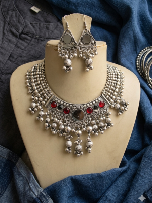 Banjara Ethnic Statement Rabari Necklace f1231