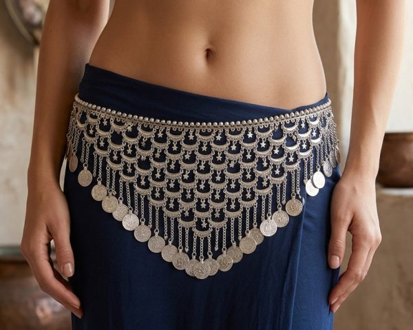 Coin Tribal Gothic Rabari Kamar bandh Belt b208