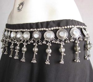 bt540_1 Silver South Indian Kamarbandh Belt for Wedding bt540