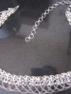 Silver Oxidized Kamar band For Womens Vaddanam Saree Kandora Waist bt591