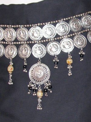 Bollywood Design Stylish Oxidized Silver Kamarband for Girls & Women bt91