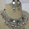 Tribal Costume Jewelry Earring Necklace Garba Goth f1244