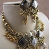 Gold Oxidized Womens Navratri Fancy Gift For Wife Set f1290