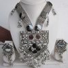 Long Vintage Necklace with Earrings f1457