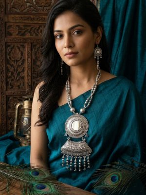 f1477 Women Necklace Hip Kuchi Navratri Gypsy Costume Jewelry Festival f1477