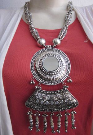 Women Necklace Hip Kuchi Navratri Gypsy Costume Jewelry Festival f1477