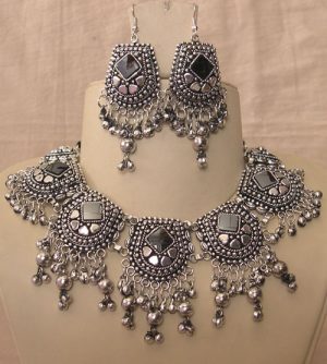 Choker Artisan Look Indian Saree Girls Boho Necklace f417