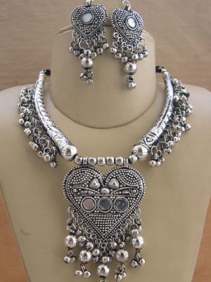 Fashion Jewelry Artisan Necklace Earrings f491