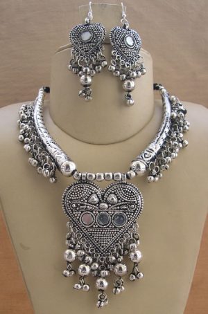 f491 Fashion Jewelry Artisan Necklace Earrings f491