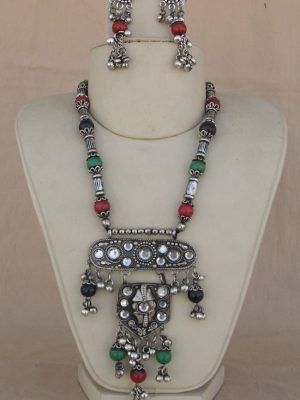Oxidized Boho Garba Silver Plated Vintage Set f71