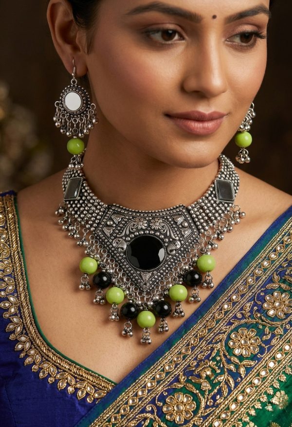 Bohemian Necklace Set with Earring for Women and Girls f825