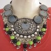 Girls Necklace Earring Gypsy Kuchi Gothic Peasant f840