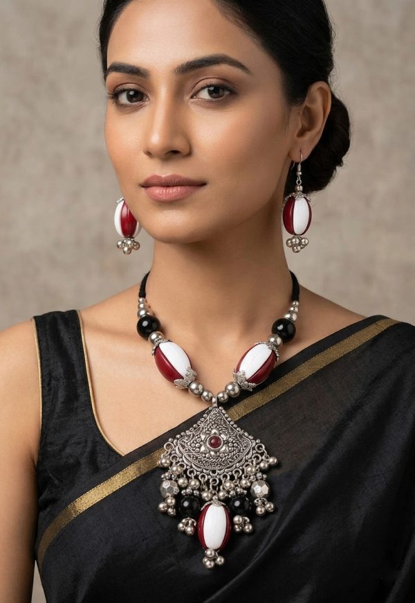 f947 Ethnic Banjara Kuchi Rajasthan Jewelry Set f947