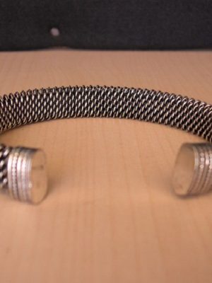 Silver Oxidized Bracelets Kada nk213