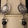 Fancy Oxidized Banjara Long Earrings Necklace k17