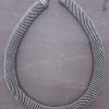 Snake Chain Silver Oxidized Necklace nk214