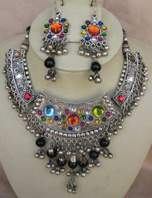 ox3_1 Designer Fashion JEWELRY Silver Oxidized ox3