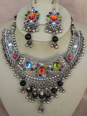 Designer Fashion JEWELRY  Silver Oxidized ox3