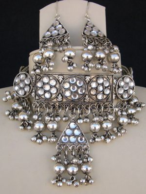 India Choker Earrings ox85