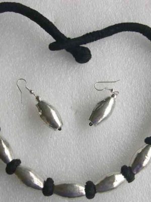 Navratri Garba Jewellery Silver Women's Jewelry Necklace y115