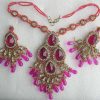 Bollywood Necklace Earring Stone wedding Jewelry Set y117