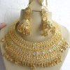 Gold Plated Indian Women Bridle Wedding Premium Quality Set y18