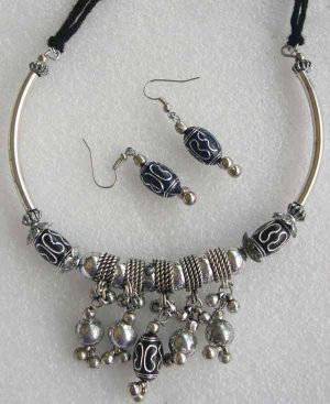 y182 Navratri Oxidized Jewellery Set online in India y182