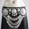 Navratri Exclusive Oxidized Silver Waist belt