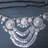 Navratri Exclusive Oxidized Silver Waist belt