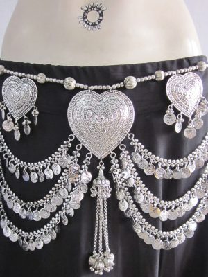 Silver Oxidized Waist Kamarbandh