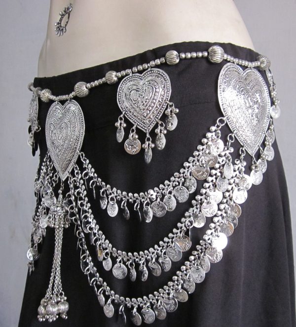 Silver Oxidized Waist Kamarbandh