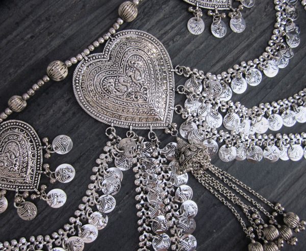 Silver Oxidized Waist Kamarbandh