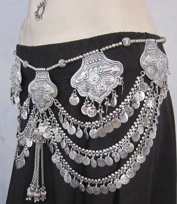 Kamarbandh For Girls Oxidized Silver Plated