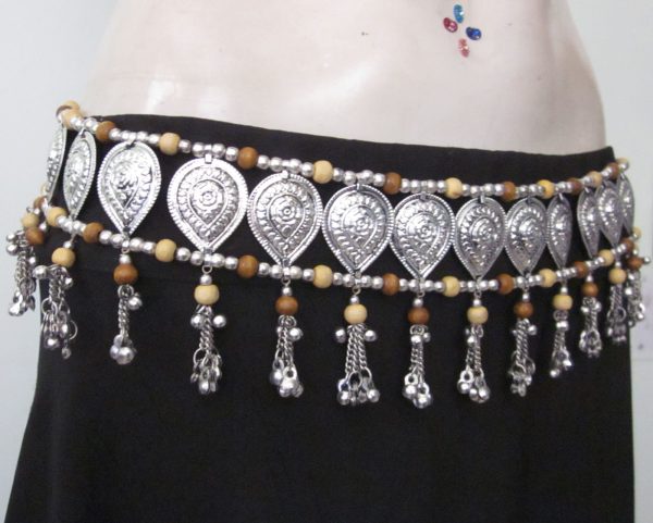 Girl's Oxidized Silver Waist belt