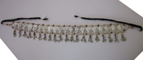 Girl's Oxidized Silver Waist belt