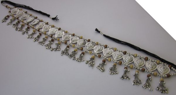 Girl's Oxidized Silver Waist belt