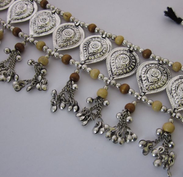 Girl's Oxidized Silver Waist belt