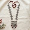 Triveni Oxidized Necklace