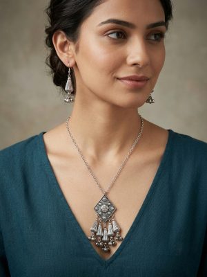 f1735 Sweater Bollywood Necklace