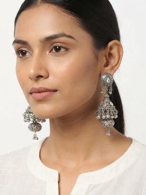 24 Handcrafted Oxidized Earrings