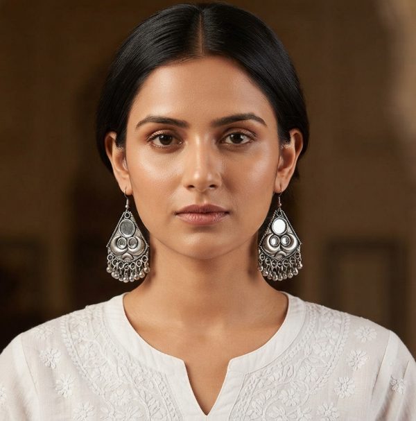 Womens Garba Hippie Earrings