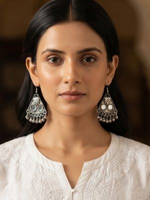 6 Handmade Vintage Garba Gypsy Earrings