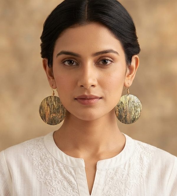 Loved Girls Gift Oxidized Gold Earrings | Made In India