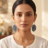 Unique Handmade Stone Artisan Made Earrings