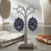 Unique Handmade Stone Artisan Made Earrings
