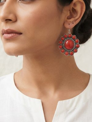 Statement light-weighted Stone Earrings