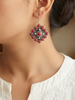 Ethnic Dance Fancy Stone EARRING
