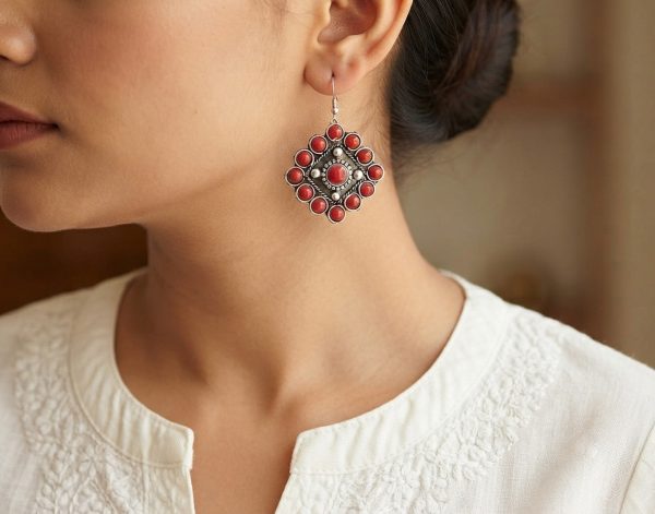 Ethnic Dance Fancy Stone EARRING