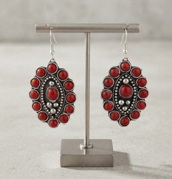 Hippie Oxidized Silver EARRING | Made In India