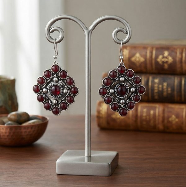 Oxidized Silver Plated Girls EARRINGS